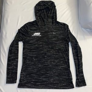 NIKE - Dry Fit JMU Sport Medicine Hooded Long Sleeve Shirt - Size Small
